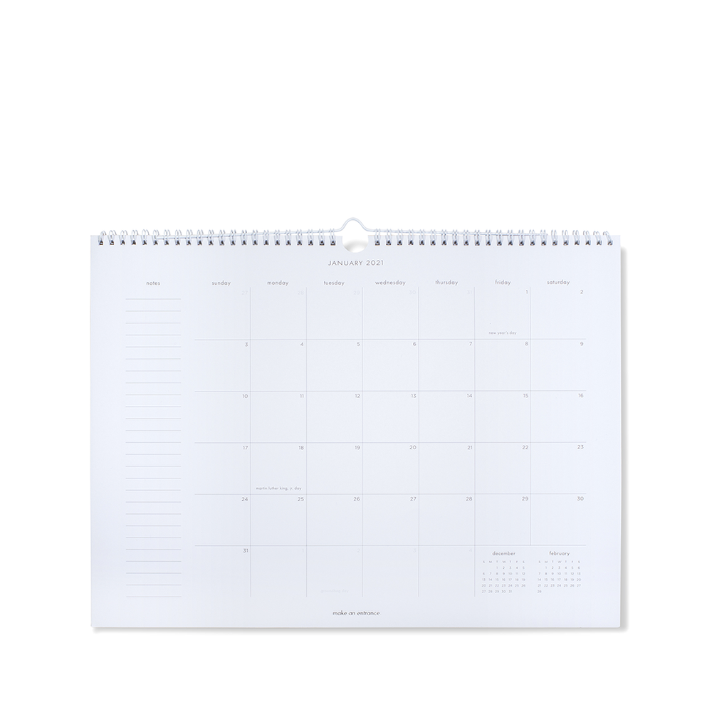 
                      
                        Appointment Wall Calendar - White Dot
                      
                    