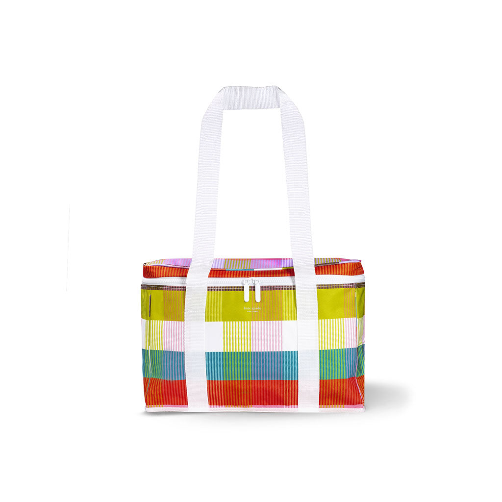 Cooler Bag - Rainbow Plaid