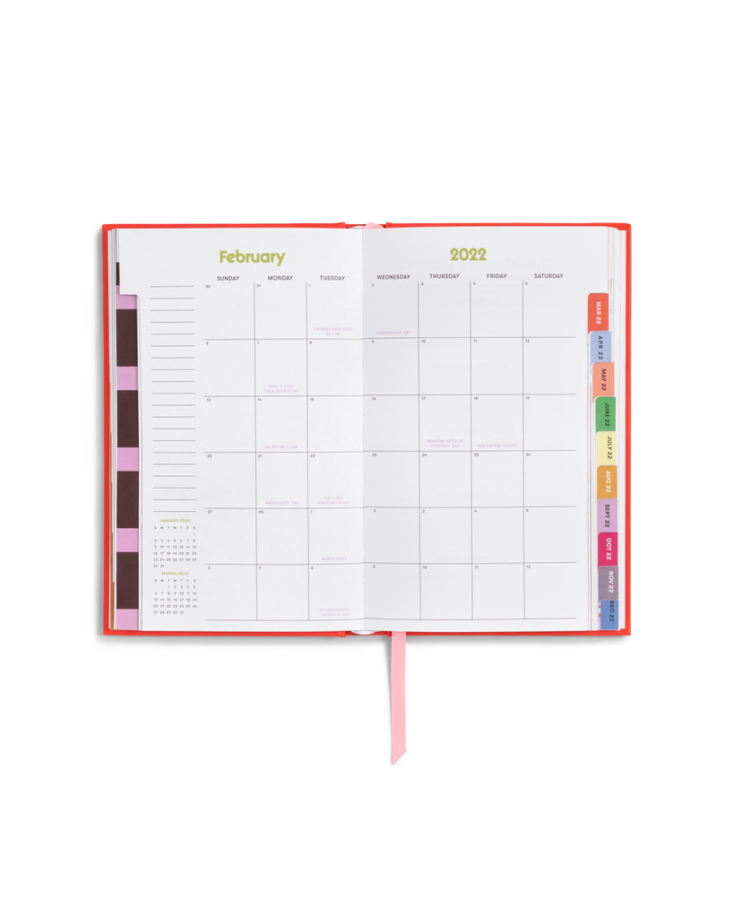 Planner 17-Month [2021/2022] Classic - Strawberry Field