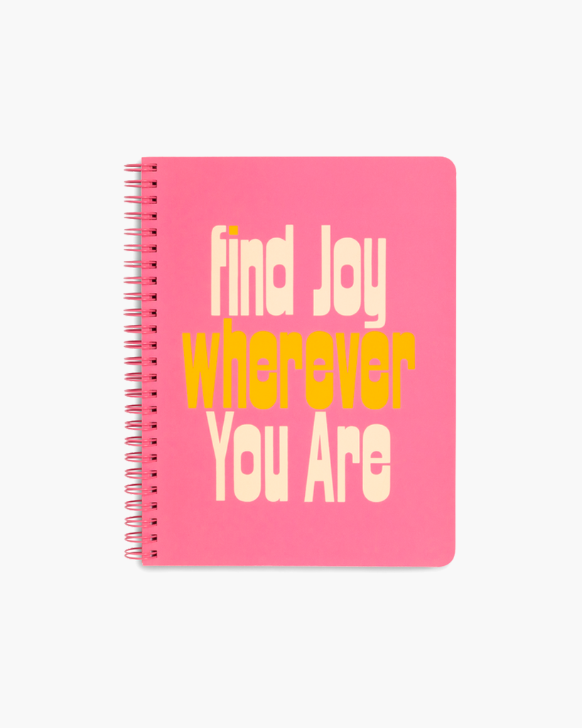 Rough Draft Mini Notebook - Find Joy Wherever You Are
