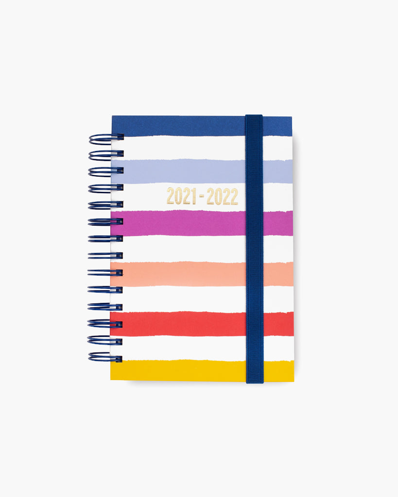 17 Month Medium Planner [2021/2022] - Candy Stripe