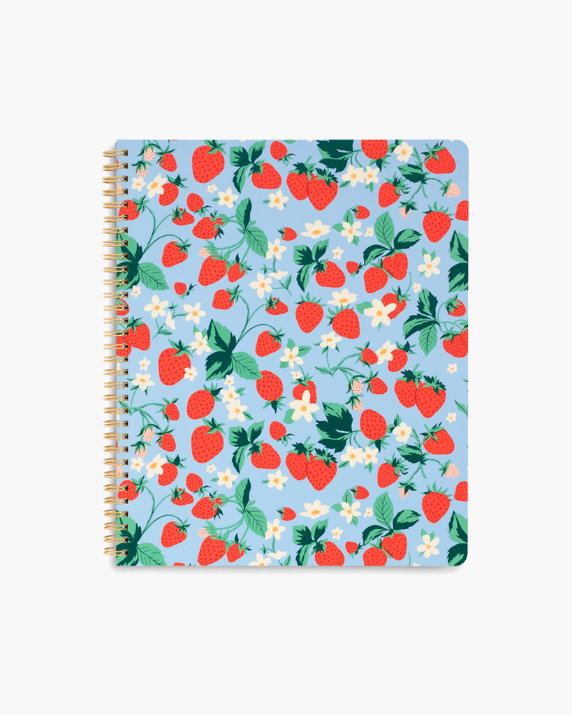 Rough Draft Large Notebook - Strawberry Field