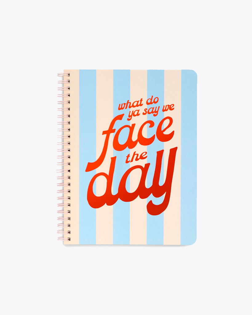 Rough Draft Mini Notebook - Face The Day