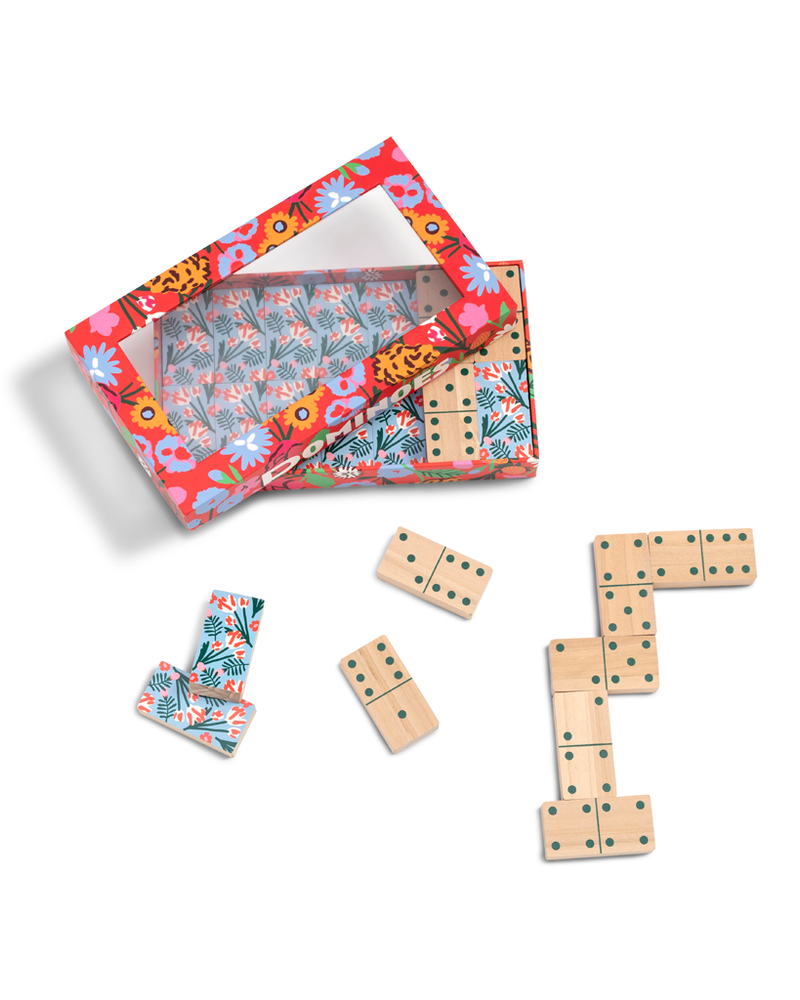 
                      
                        Dominoes Game Set - Floral
                      
                    