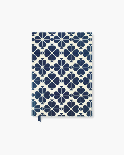 Daily To-Do Planner - Navy Spade Flower