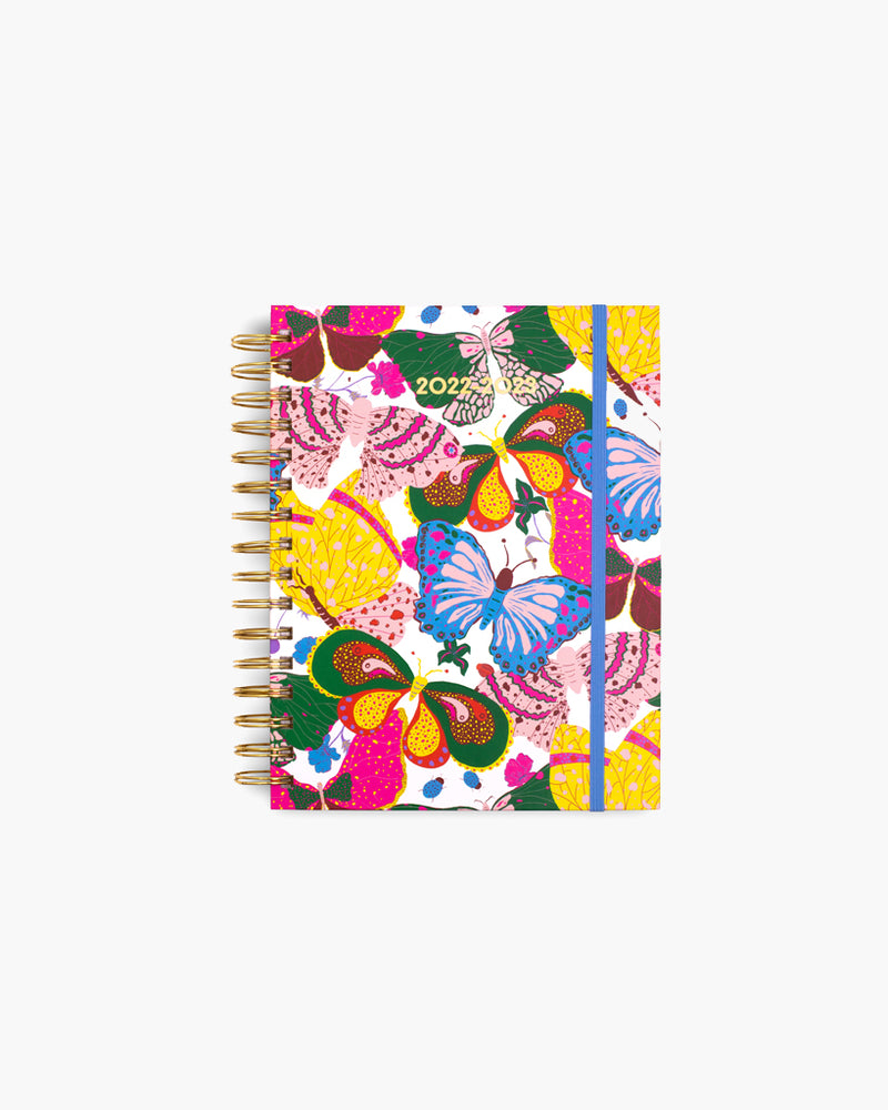 17-Month Planner [2022/2023] Medium - Berry Butterflies
