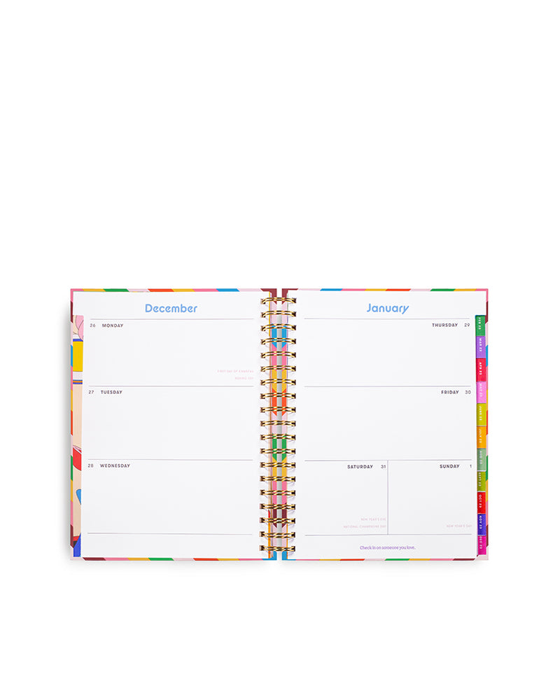 
                      
                        17-Month Planner [2022/2023] Large - Rainbow Stripe
                      
                    