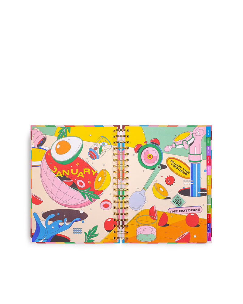 
                      
                        17-Month Planner [2022/2023] Large - Rainbow Stripe
                      
                    