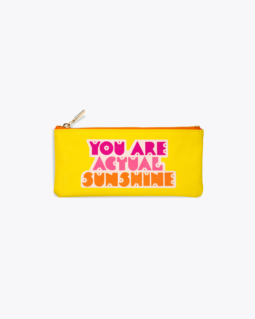 Get It Together Pencil Pouch - You Are Actual Sunshine