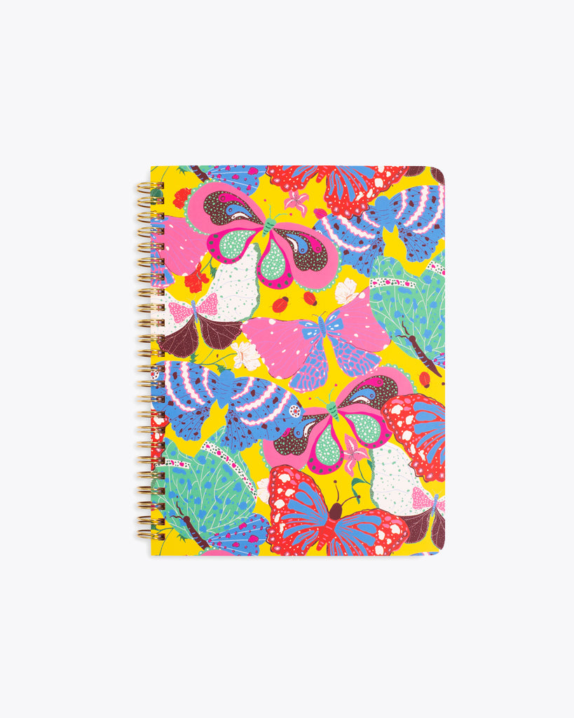 Rough Draft Mini Notebook - Berry Butterfly