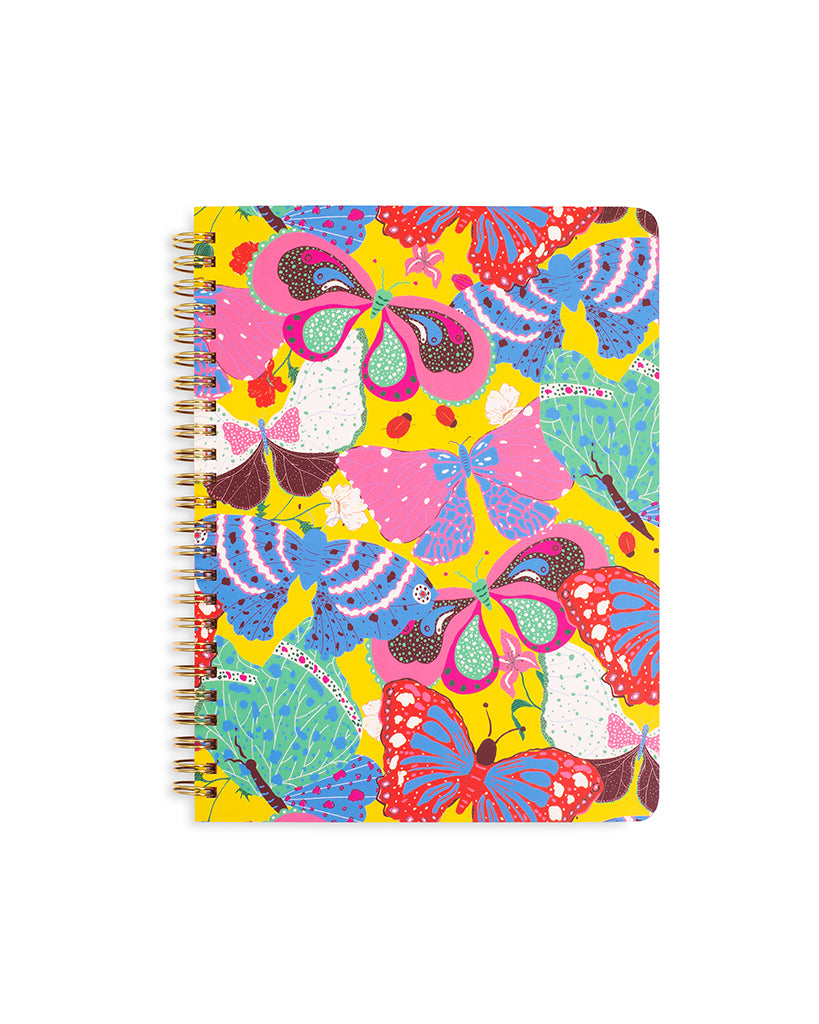 Rough Draft Mini Notebook - Berry Butterfly