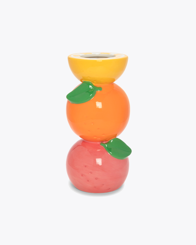 Flower Vase - Stacked Citrus