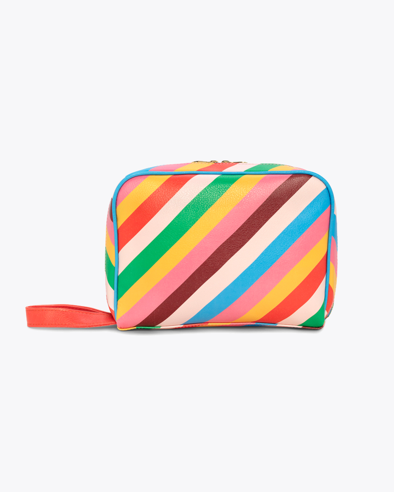 
                      
                        The Getaway Toiletries Bag - Rainbow Stripe
                      
                    