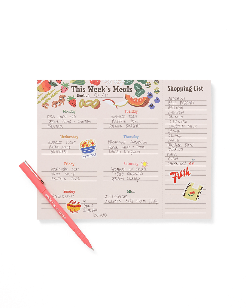 Meal Planner - Tutti Frutti