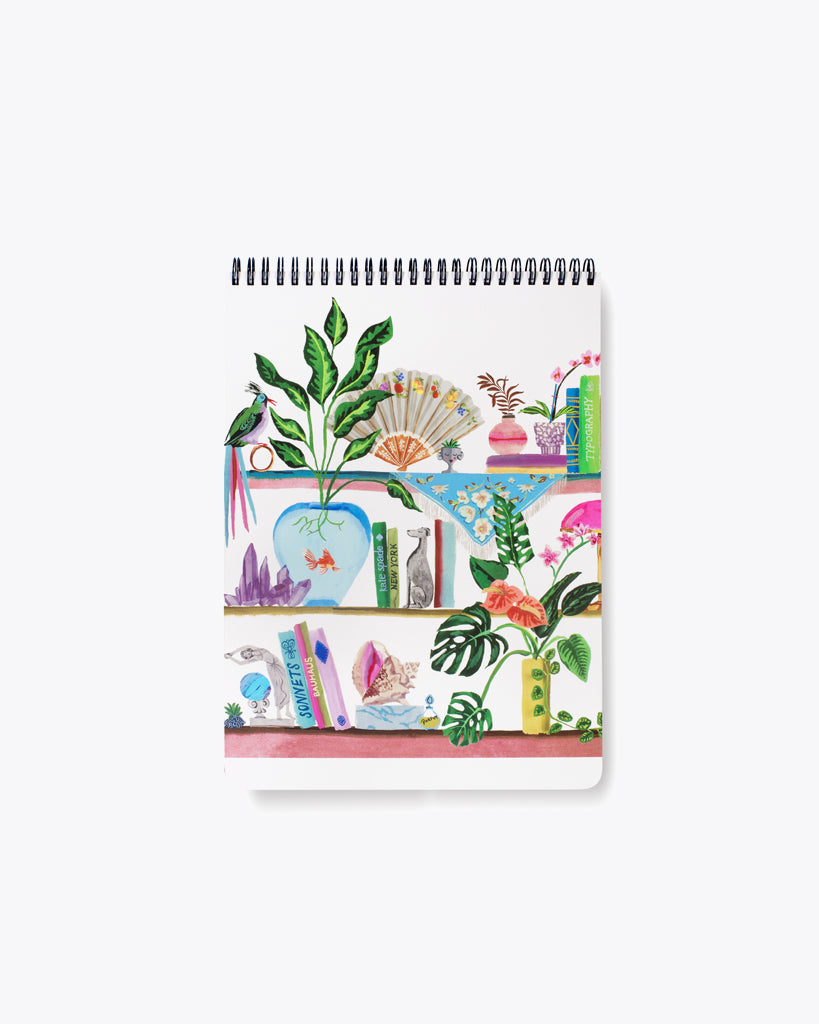 Top Spiral Notebook - Bookshelf [PRE ORDER]