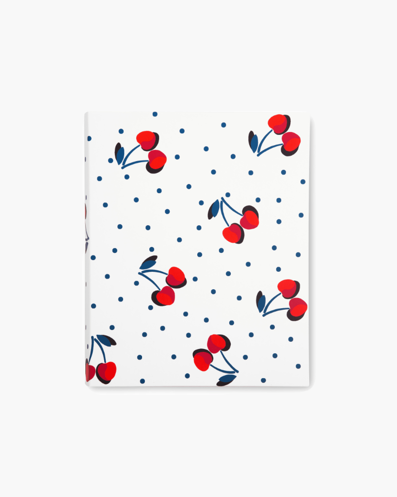 Spiral Notebook - Vintage Cherry Dot