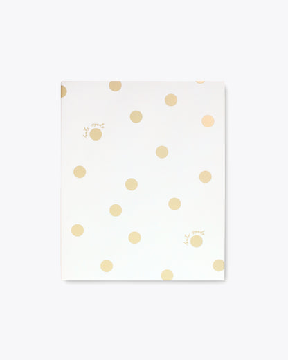 Spiral Notebook - Concealed Gold Dot