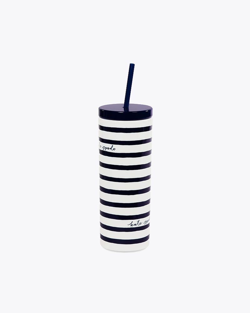 
                      
                        Sip Sip Tumbler - Navy Painted Stripe
                      
                    