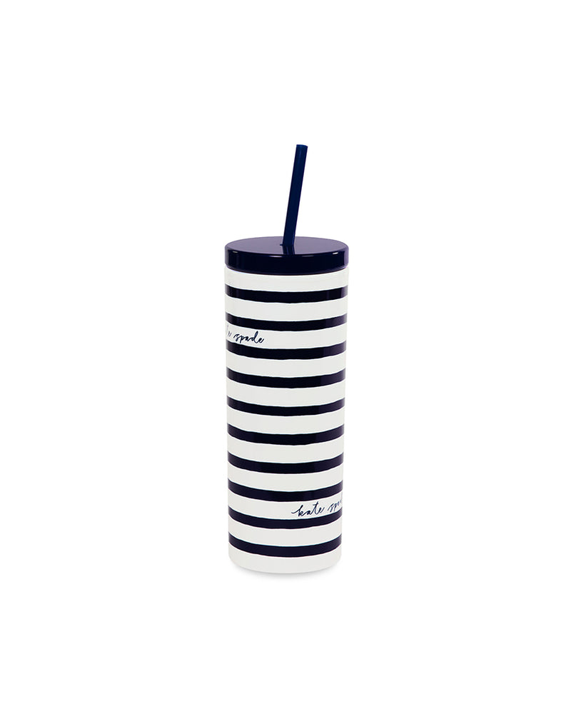 
                      
                        Sip Sip Tumbler - Navy Painted Stripe
                      
                    