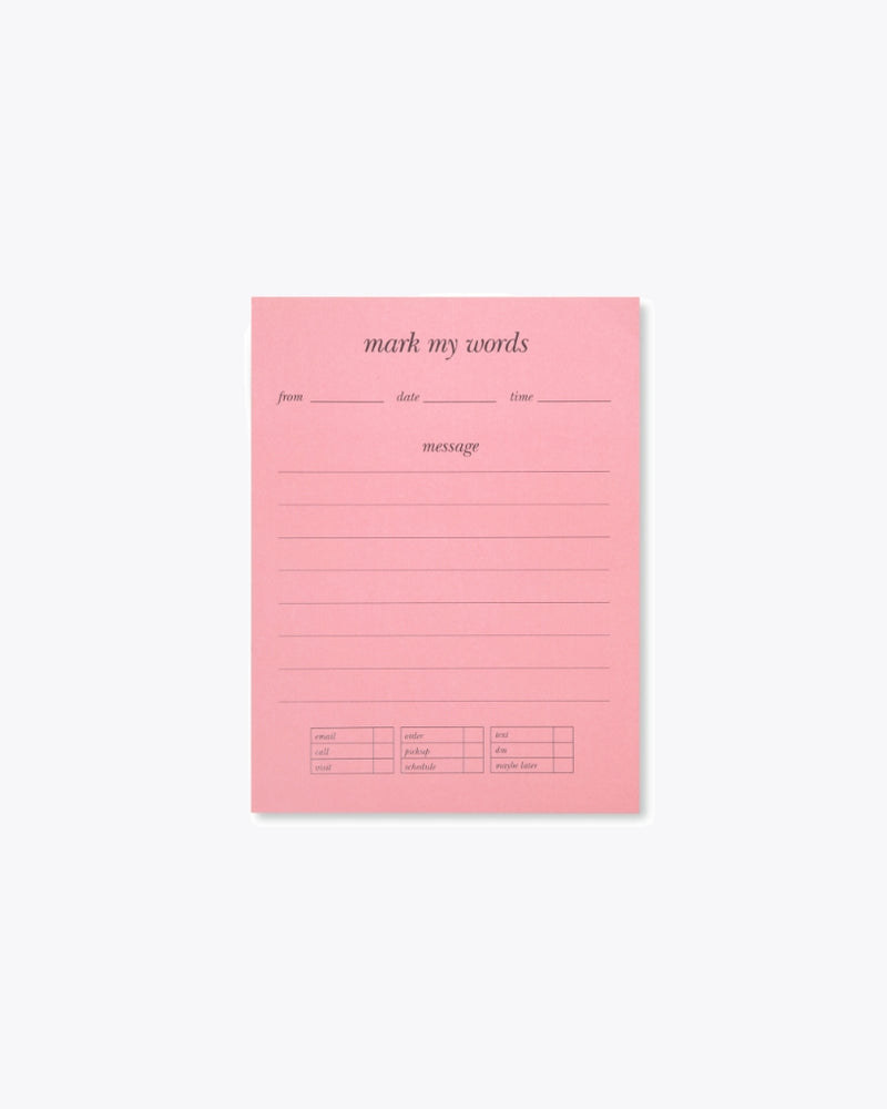 
                      
                        Memo Notepad - Mark My Words
                      
                    