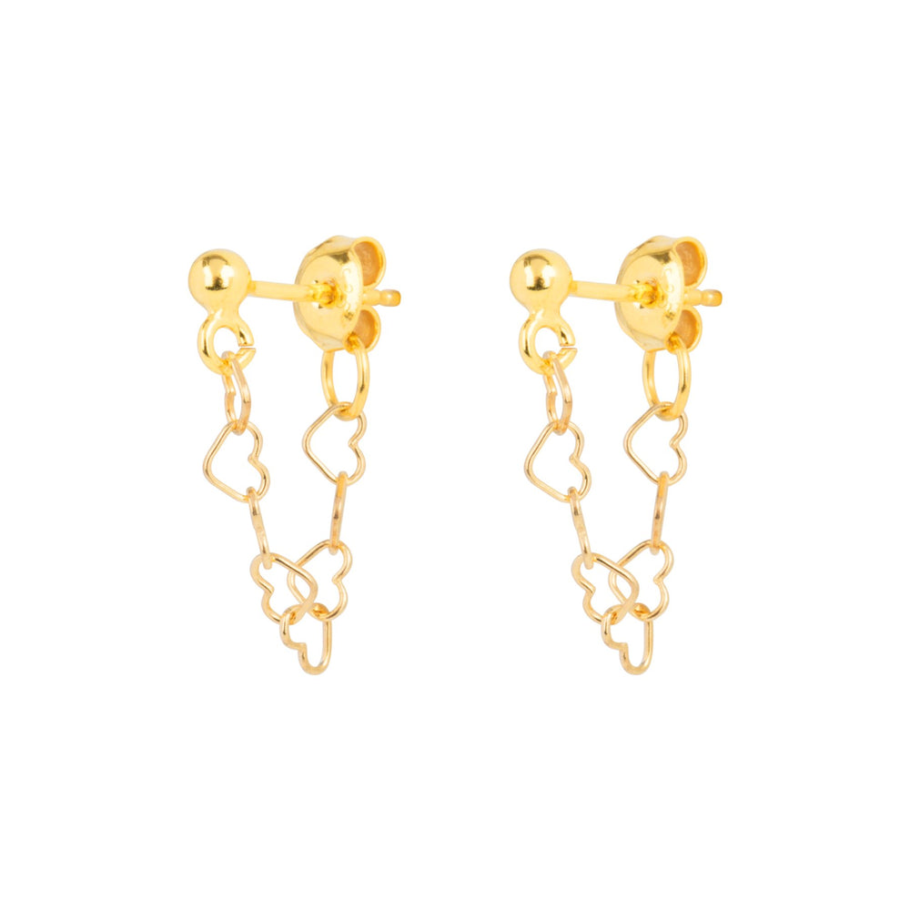 Stud & Chain - Hearts