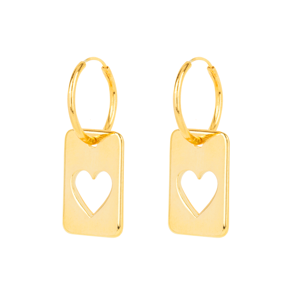 Earrings - Heart Pendants