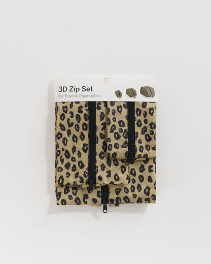 3D Zip Set - Honey Leopard