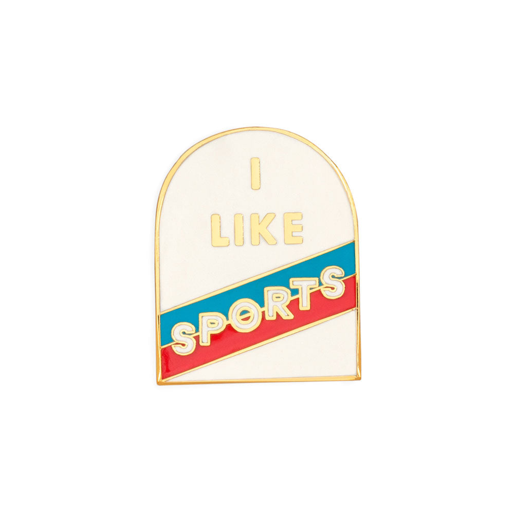 Enamel Pin - I Like Sports