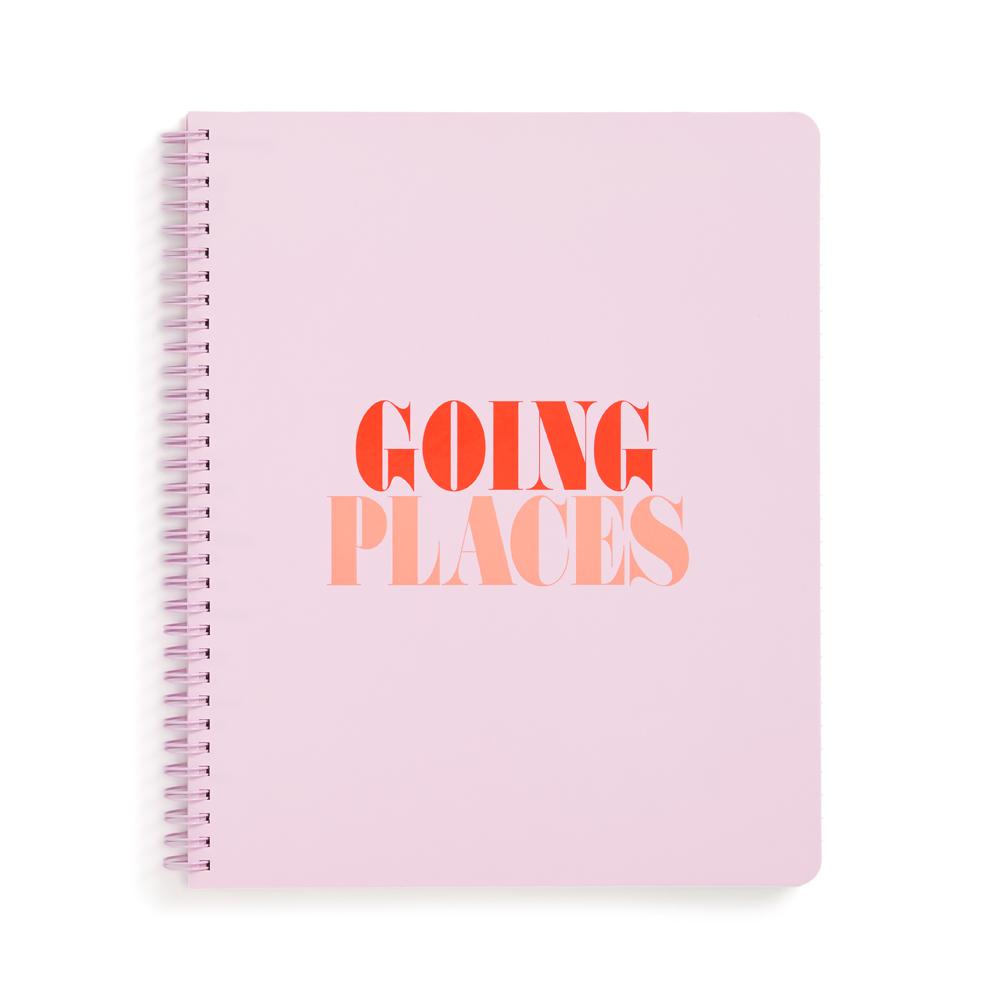 Rough Draft Large Notebook - Going Places