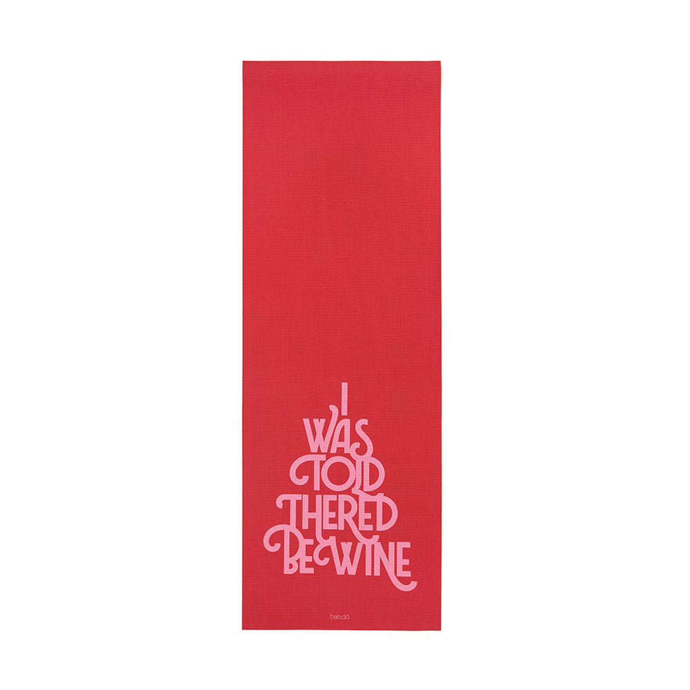 
                      
                        Work It Out Exercise Mat - I Was Told There'd Be Wine
                      
                    