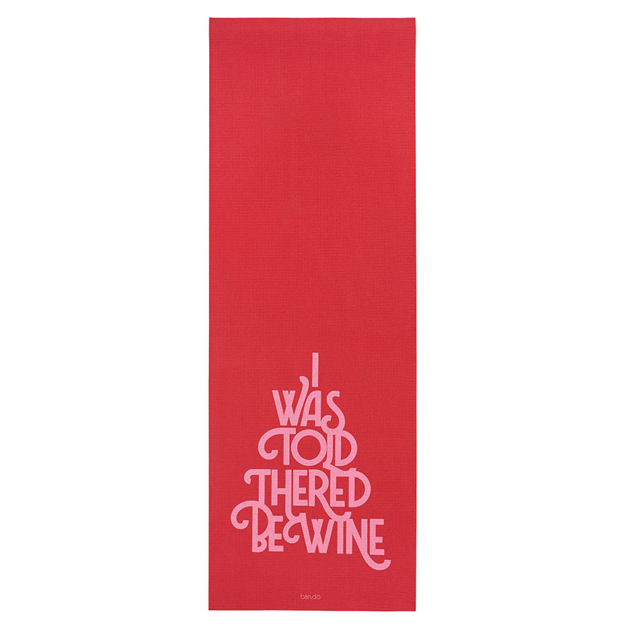
                      
                        Work It Out Exercise Mat - I Was Told There'd Be Wine
                      
                    