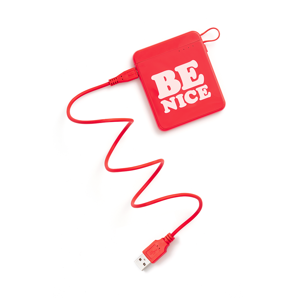 Back Me Up Mobile Charger - Be Nice