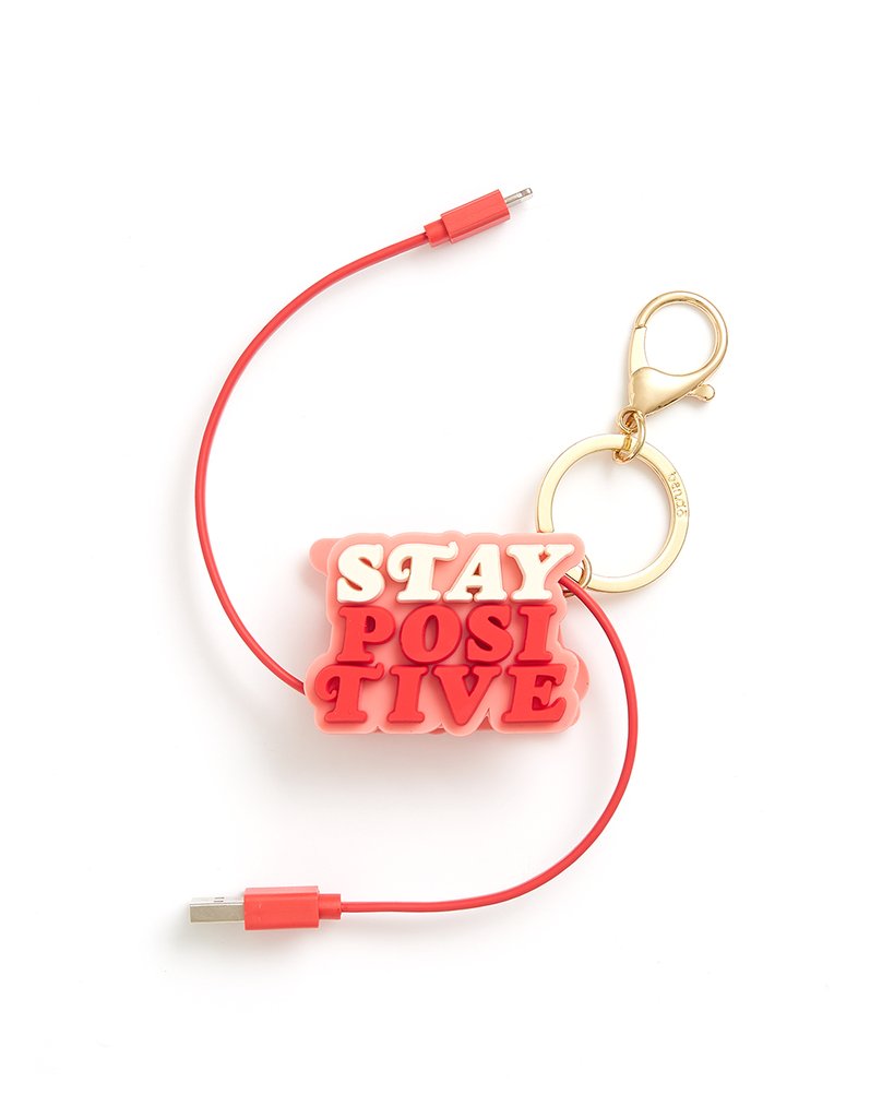 Retractable Charging Cord - Stay Positive