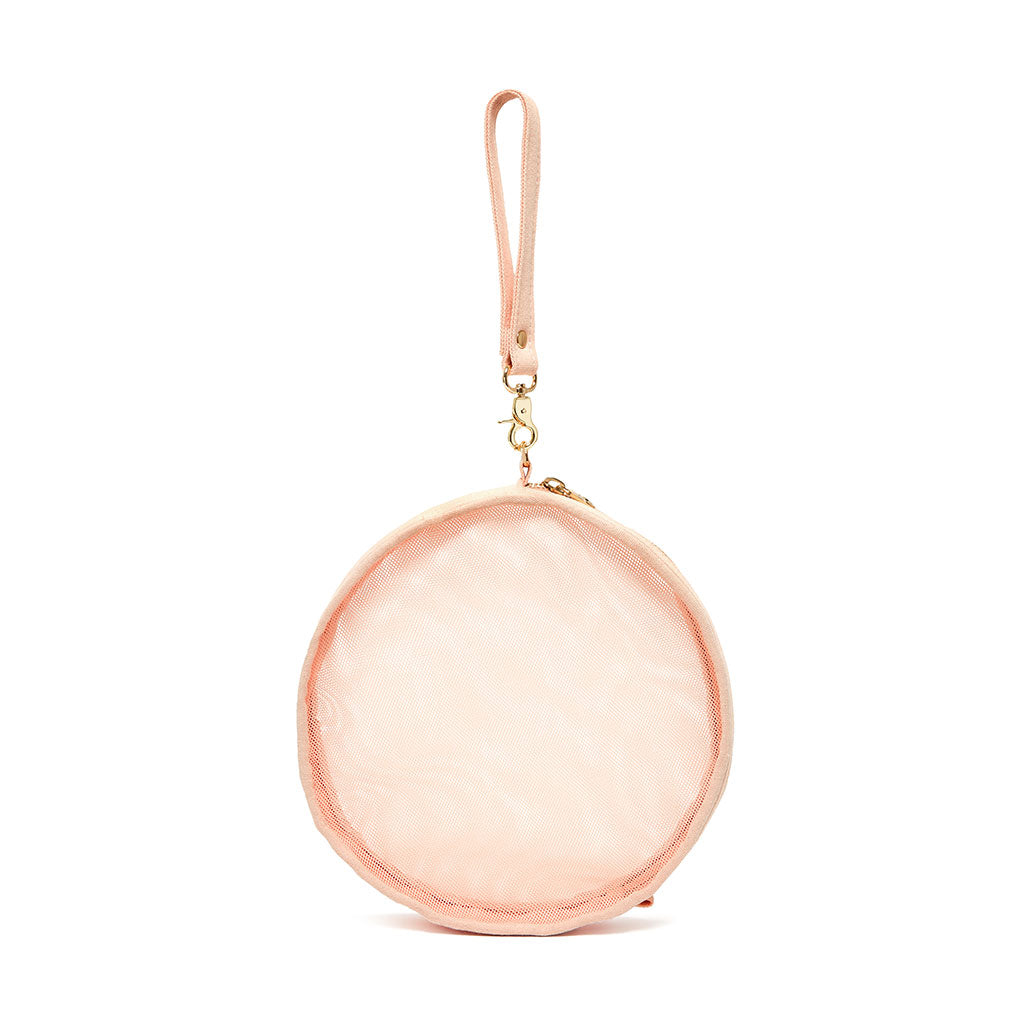 Seeing Things Circle Clutch - Apricot Mesh