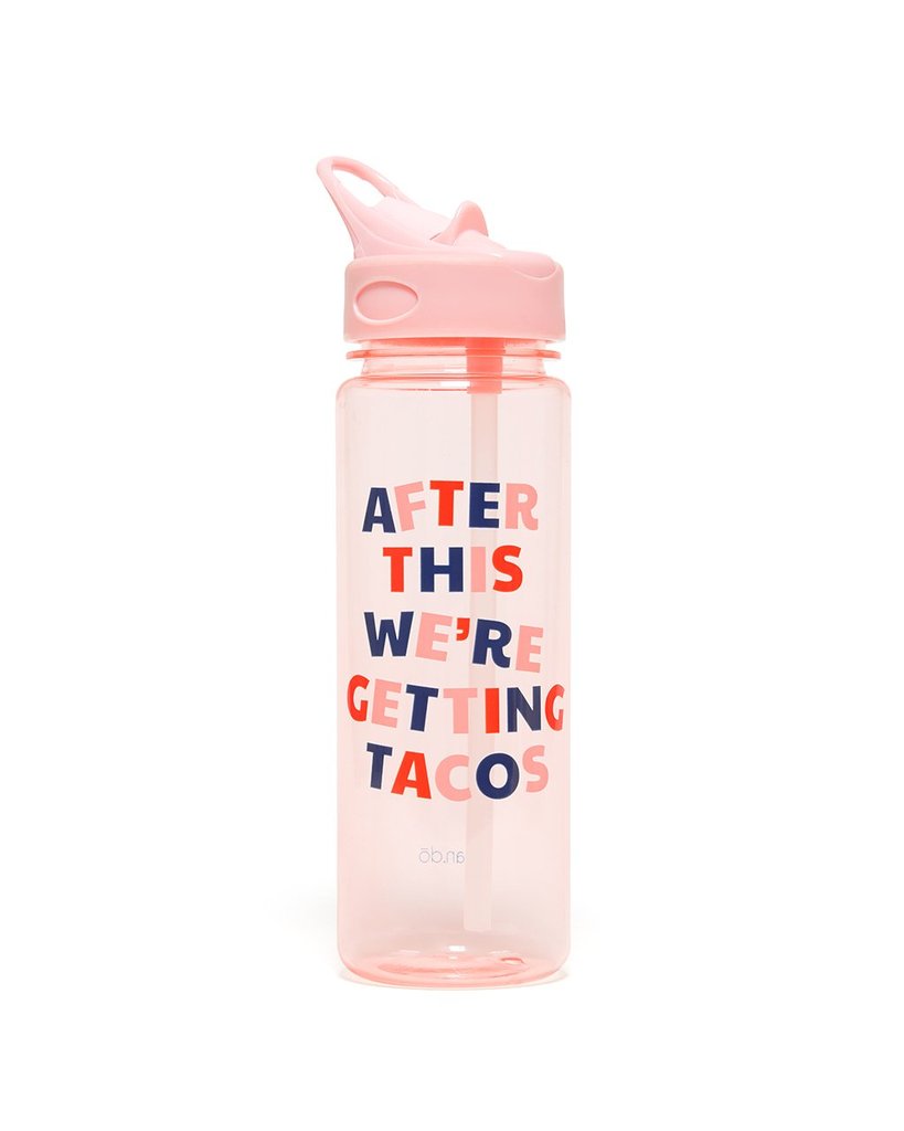 Work It Out Water Bottle - After This We're Getting Tacos
