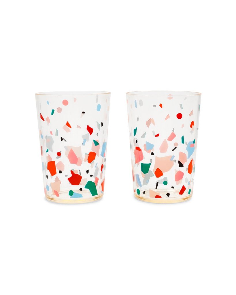 Party On Cocktail Tumbler Set - Confetti