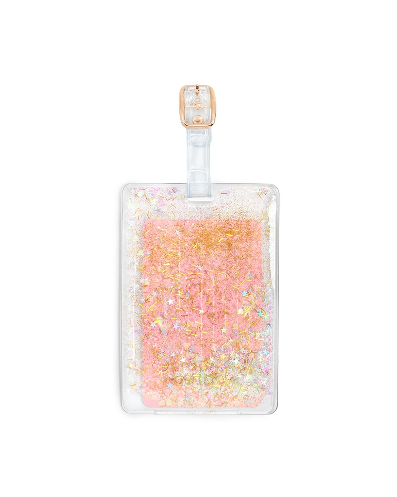 The Getaway Luggage Tag - Glitter Bomb Confetti