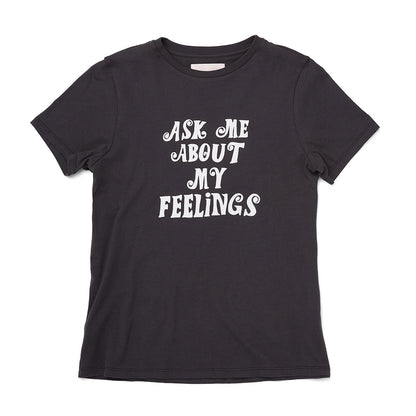 Classic Tee - Ask Me About My Feelings (Vintage Black)