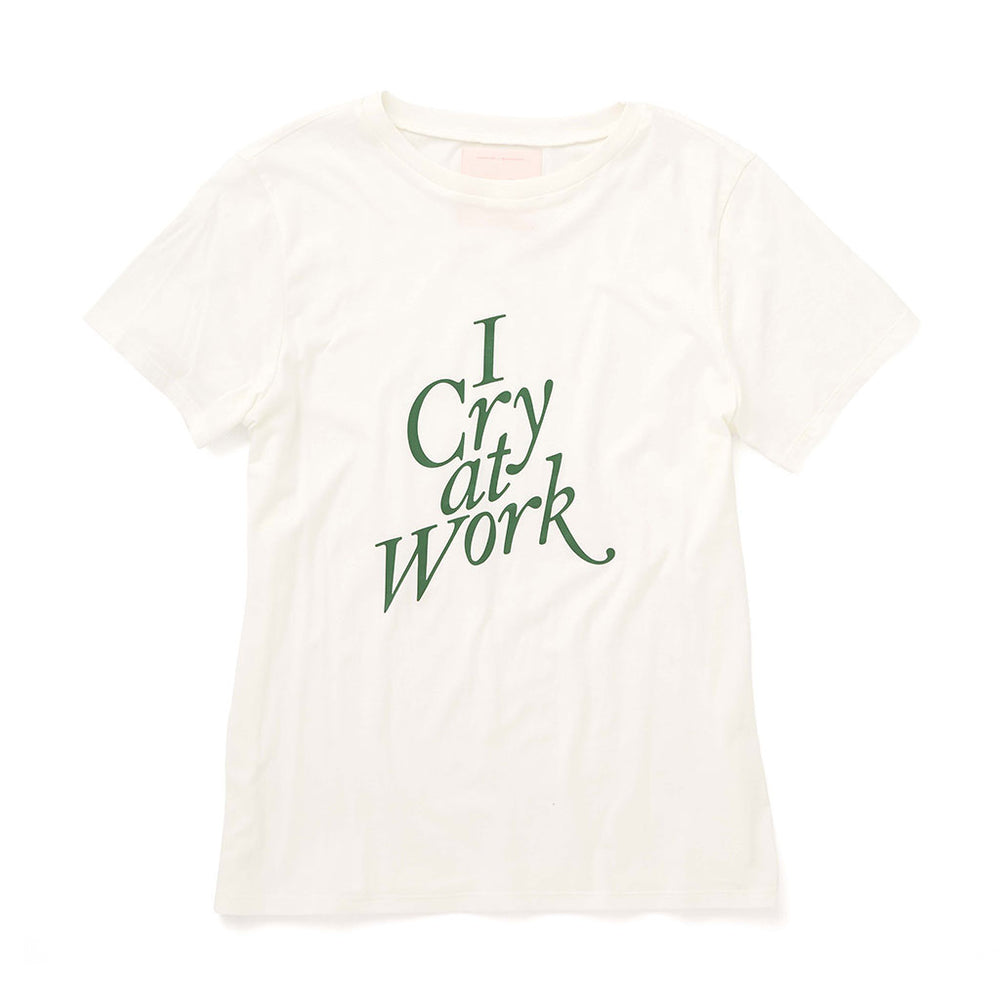 
                      
                        Classic Tee - I Cry At Work (Ivory)
                      
                    