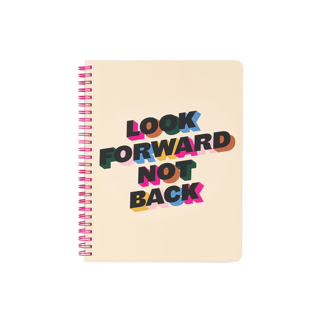 Rough Draft Mini Notebook - Look Forward Not Back