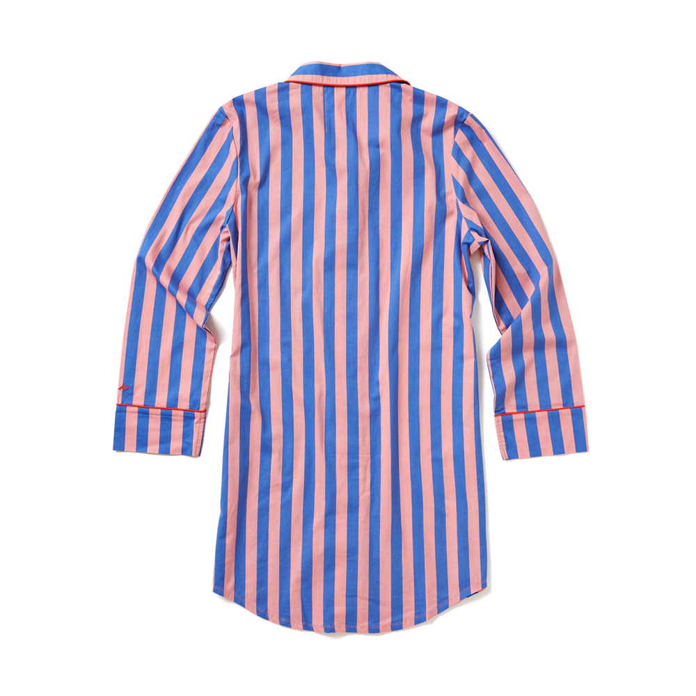 Leisure Club - Indigo & Sleepy Pink Sleep Dress