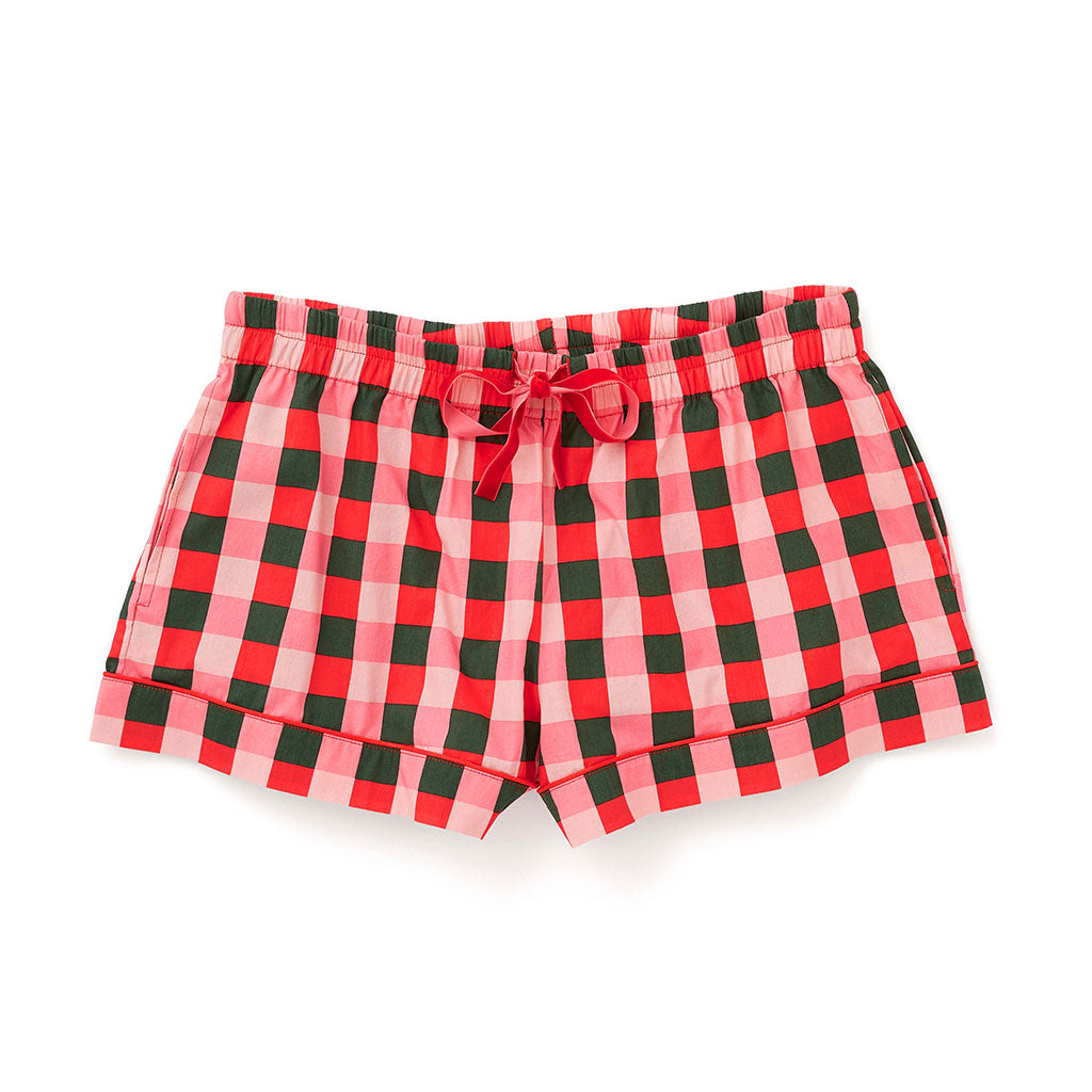 Leisure Club - Buffalo Plaid Sleep Short