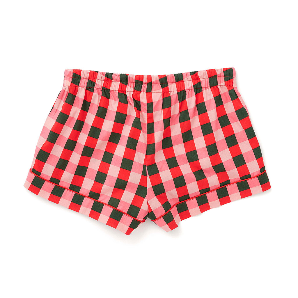 Leisure Club - Buffalo Plaid Sleep Short