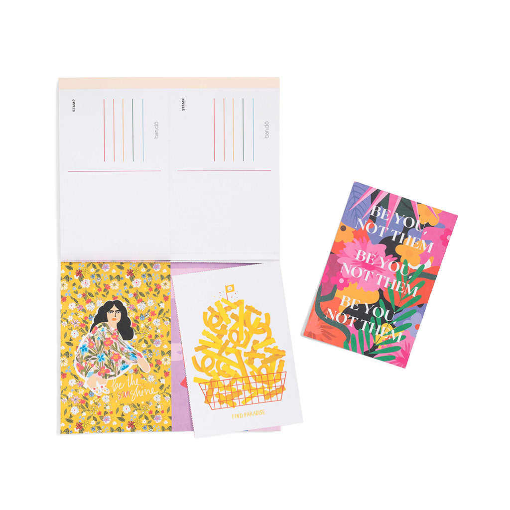 Artist Collection Postcard Book - Rainbow