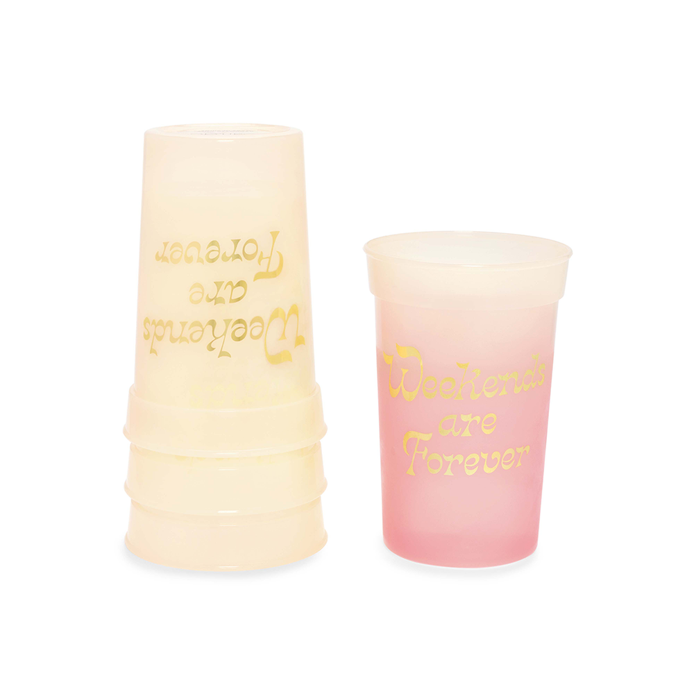 
                      
                        Party On Plastic Cup Set - Weekends Are Forever
                      
                    