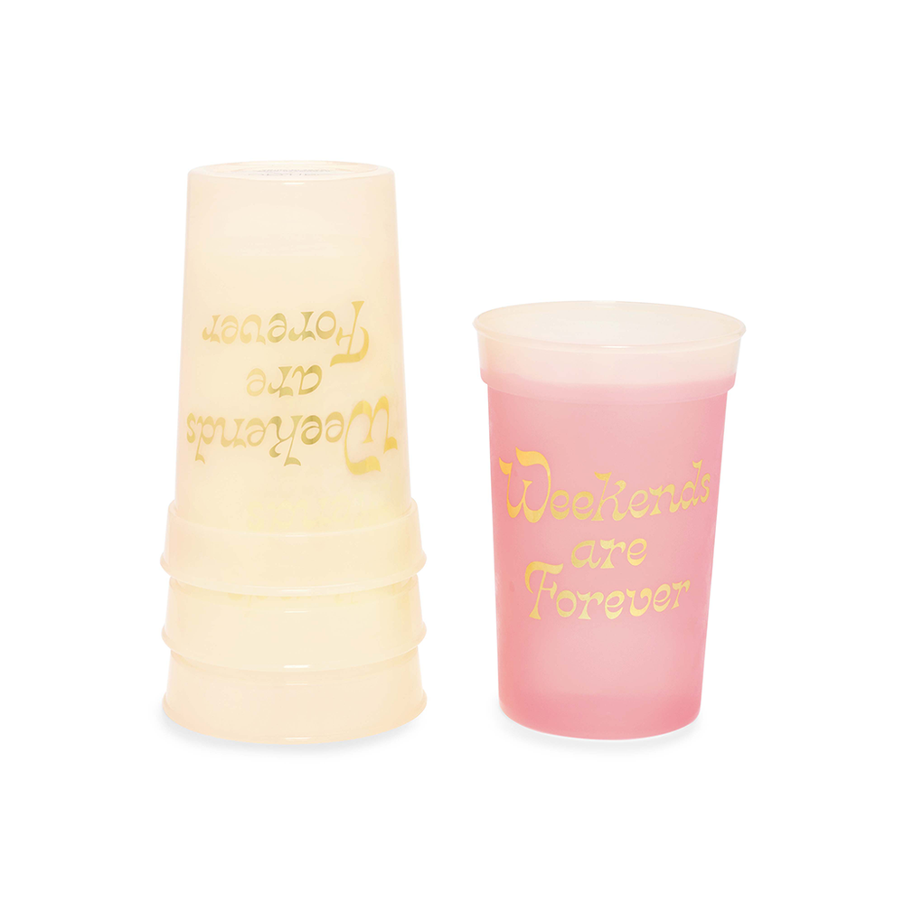 
                      
                        Party On Plastic Cup Set - Weekends Are Forever
                      
                    