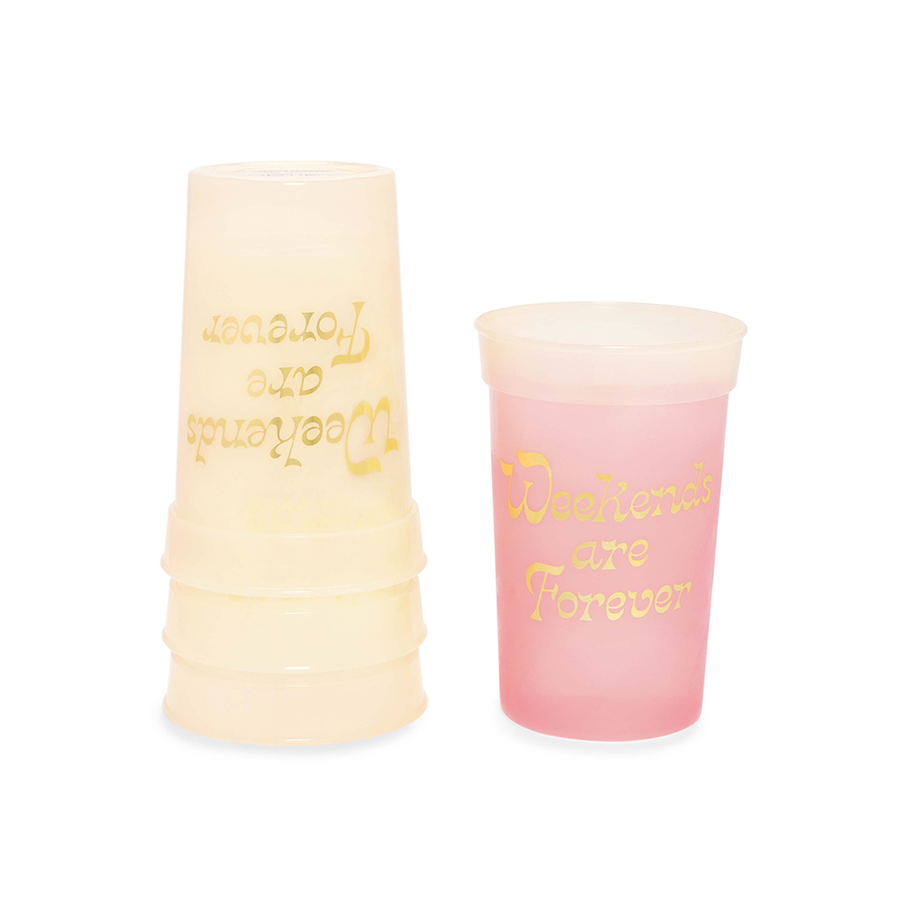 
                      
                        Party On Plastic Cup Set - Weekends Are Forever
                      
                    