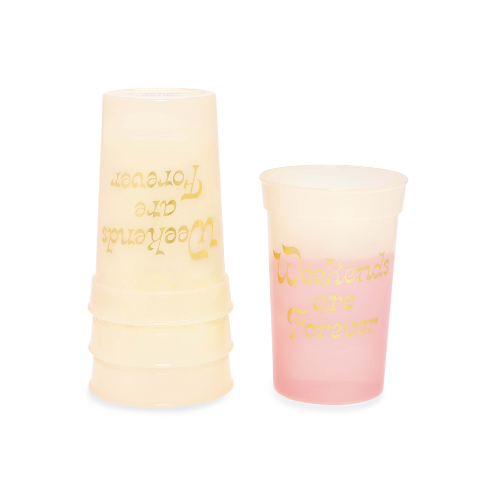 
                      
                        Party On Plastic Cup Set - Weekends Are Forever
                      
                    