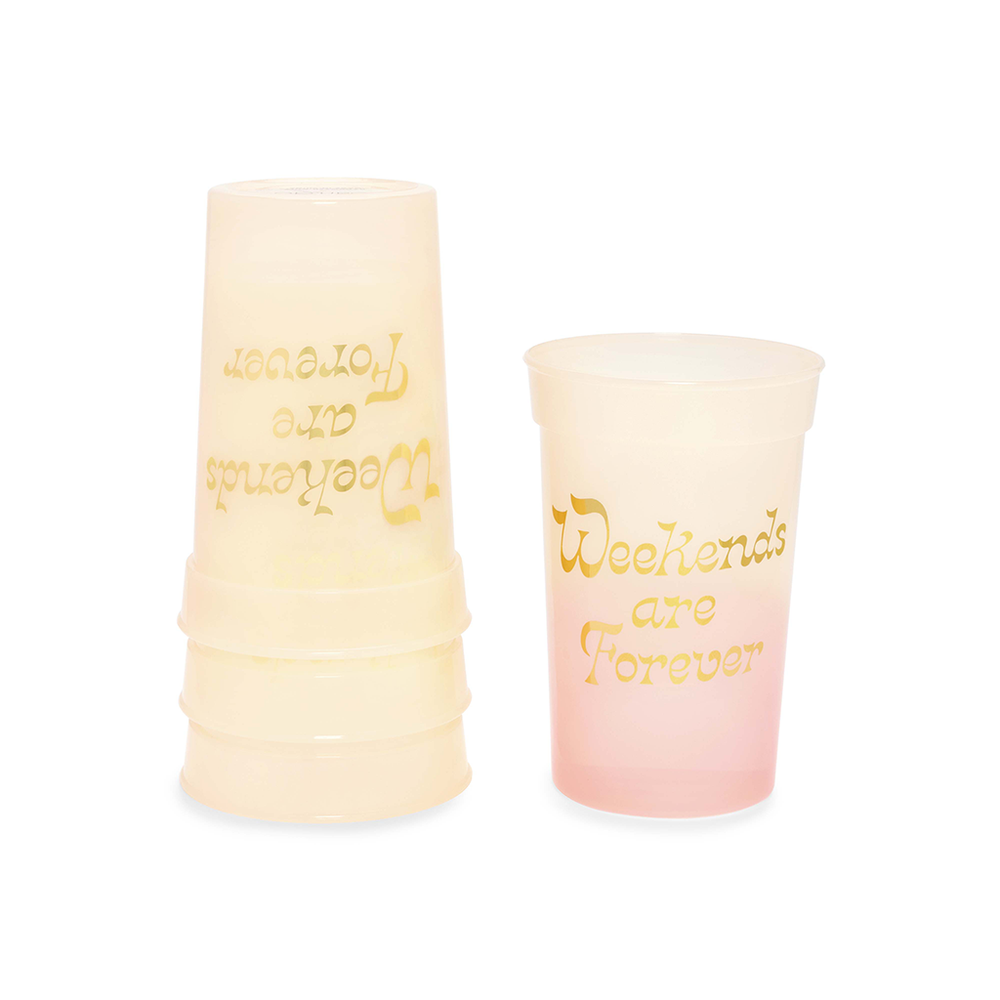 
                      
                        Party On Plastic Cup Set - Weekends Are Forever
                      
                    