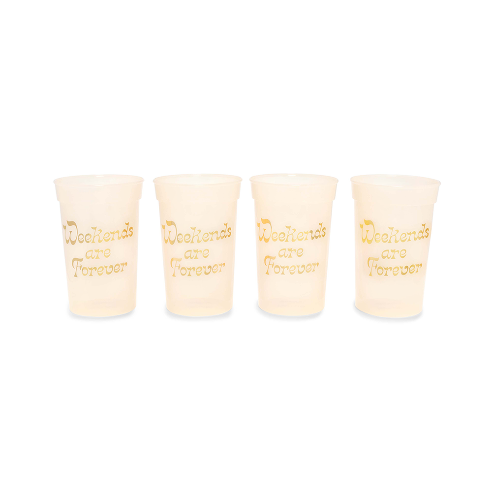 
                      
                        Party On Plastic Cup Set - Weekends Are Forever
                      
                    